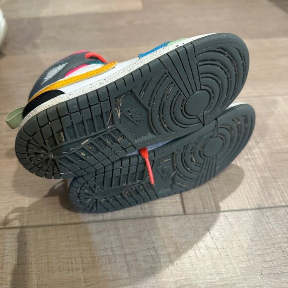 NIKE GIRLS SIZE 9C AIR JORDAN HIGH TOP SHOES COLOR - Picture 8 of 8